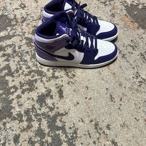 Purple and White Sneakers